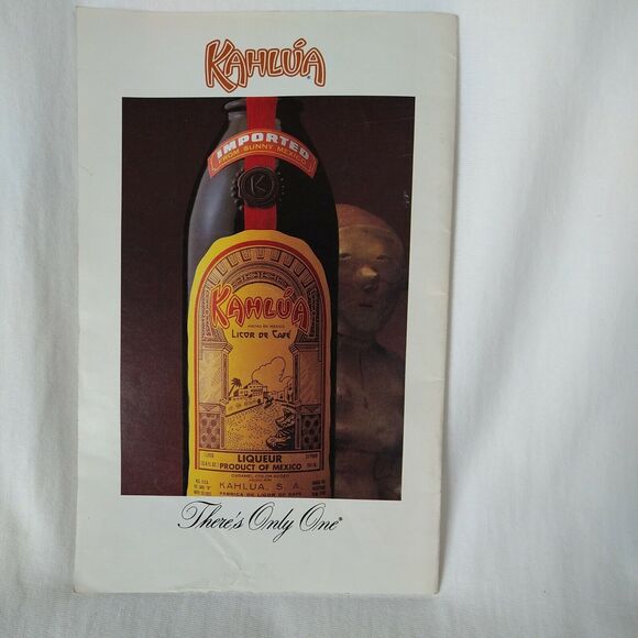 1986 Kahlua Liqueur Recipe Book Booklet Pamphlet‎ Retro Barware Cookbook - Picture 9 of 12